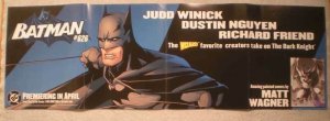 BATMAN #626 Promo Poster, Matt Wagner, 34x11, 2004, Unused, more Promos in store