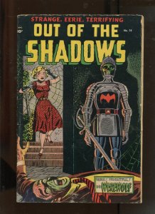 OUT OF THE SHADOWS #14 (5.0) CLASSIC HORROR SKULL COVER
