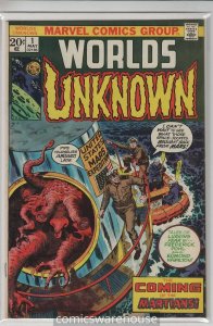 WORLDS UNKNOWN (1973 MARVEL) #1 FN+ A11846