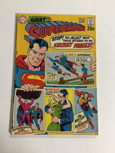 Superman 222 Vf+ Very Fine+ 8.5 DC Comics