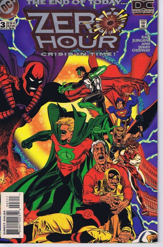 Zero Hour Crisis in Time #3 ORIGINAL Vintage 1994 DC Comics