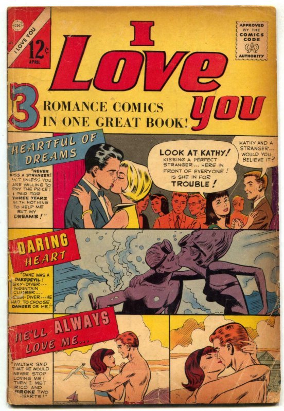 I Love You #61 1966- Charlton Romance Comic- VG