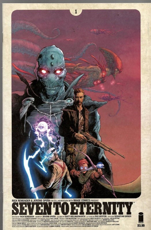 Seven to Eternity #1 2016 Image Comics