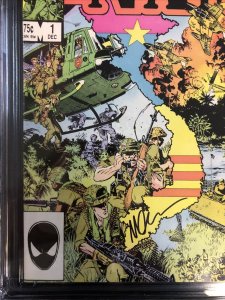 The ‘Nam (1986) # 1 (CGC 9.8 WP SS) Signed By Michael Golden