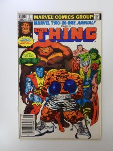 Marvel Two-in-One Annual #7 (1982) FN/VF condition