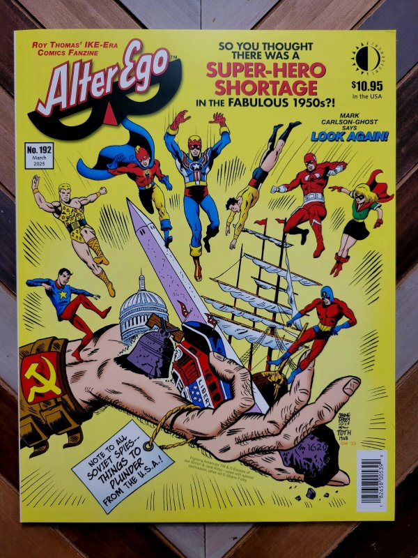 Alter Ego #192 NM- 2025 TwoMorrows Brand New 1950s Superheroes Shane Foley Cover