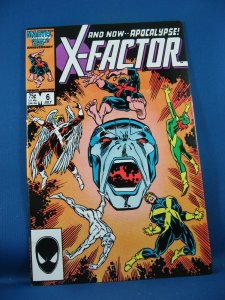 X FACTOR 6 VF NM Apocalypse New X Men Movie 1986