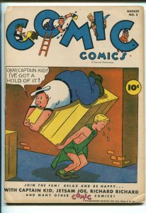 COMIC COMICS #5 1946-FAWCETT-MYSTIC MOOT & HIS MAGIC SNOOT-BASIL WOLVERTON-vg-