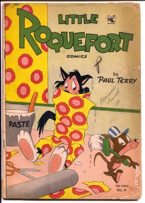 Little Roquefort #4 1952-St John-wacky funny animals-FR