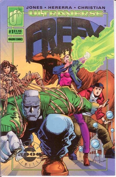 FREEX (1993 MA/UL) 1 (FOIL LOGO) VF ULTRA LIMITED ED;50 COMICS BOOK