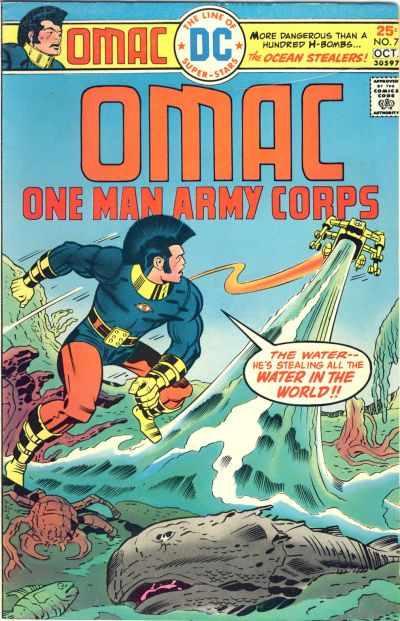 OMAC (1974 series) #7, Fine+ (Stock photo)