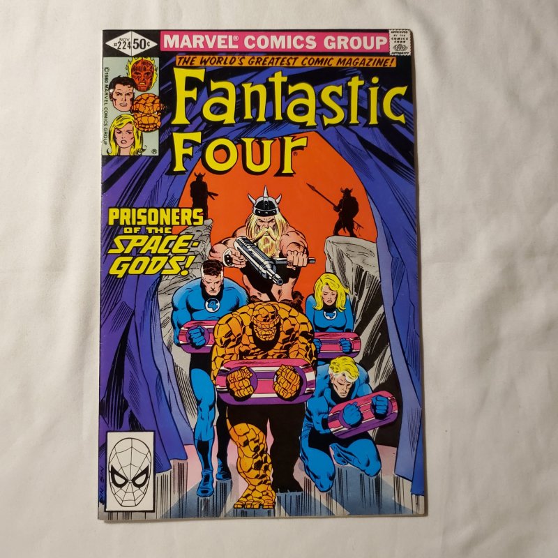 Fantastic Four 224 Near Mint- Cover by Bill Sienkiewicz