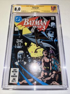 Batman (1989) # 436 (CGC 8.0 SS) Signed Pat Broderick • 1st App Tim Drake