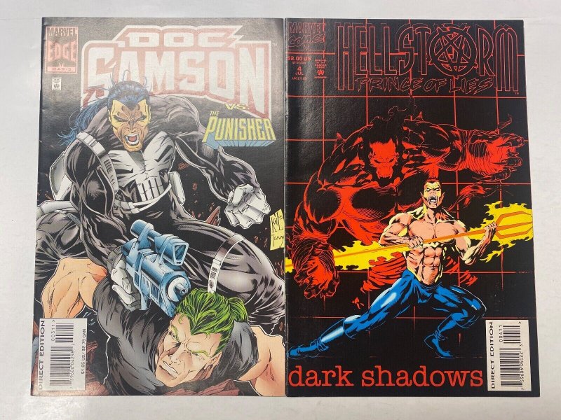 4 MARVEL comic books Doc Samson #3 Hellstorm #4 Gun Runner #1 3 16 KM15