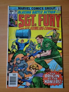 Sgt. Fury #136 ~ VERY FINE - NEAR MINT NM ~ 1976 Marvel Comics