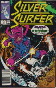 Silver Surfer, The (Vol. 3) #18 (Newsstand) FN ; Marvel | Galactus vs In-Between