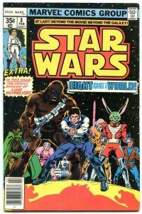 STAR WARS COMICS #8 1978- Jaxxon, Hedji,, Don-Wan Kihotay, Amaiza FN 