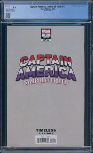 Captain America Symbol of Truth #11 CGC 9.8 Alex Ross Timeless Red Skull 2023