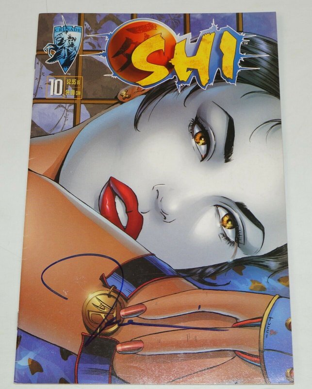 Shi: The Way of the Warrior #10 VF/NM signed by William (Bill) Tucci - Crusade