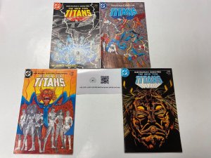 4 New Teen Titans DC comic book #2 3 4 5 35 KM10