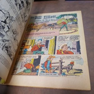 WILD BILL ELLIOTT #8 DELL COMICS GOLDEN AGE WESTERN PHOTO COVER. 1952