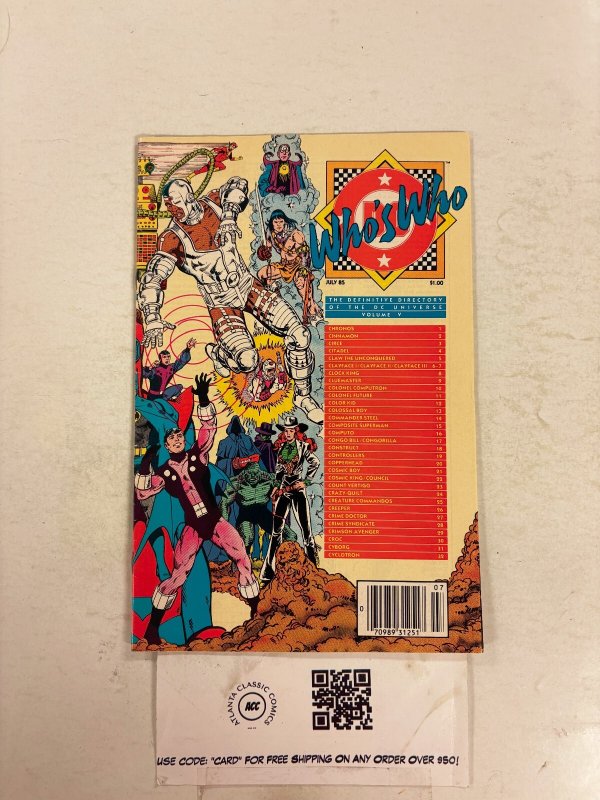 Who's Who #5 VF DC Comic Books Chronos to  Cyclotron 3 HH100