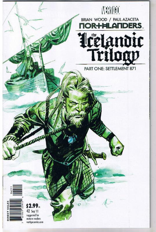 NORTHLANDERS #42, NM, Vikings, Vertigo, Brian Wood,2008, Iceland, more in store