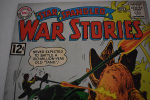 Star Spangled War Stories #105 (1962) Dinosaur Cover FN+ 6.5 Comic Book