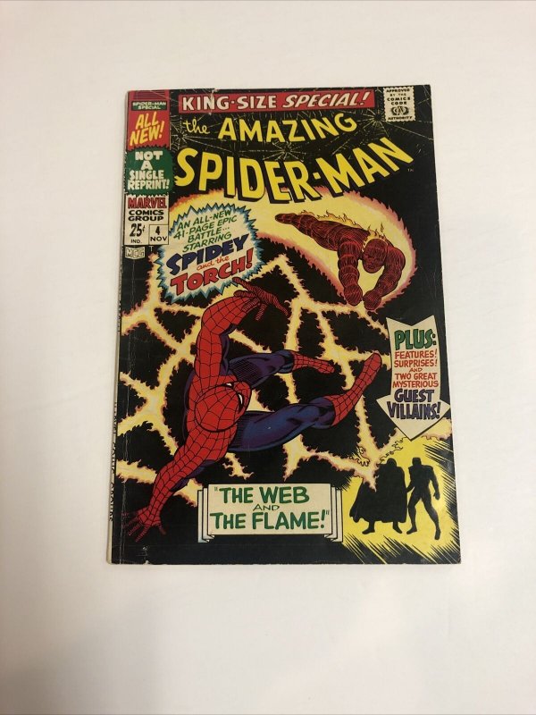 Amazing Spider-Man Annual (1967) # 4 (Vg/F) Spidey battles Human Torch