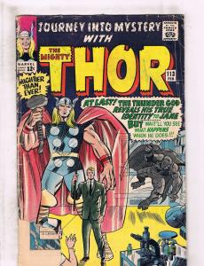 Journey Into Mystery #113 GD Marvel Comic Book Feat. Thor Loki Odin Gargoyle HJ5