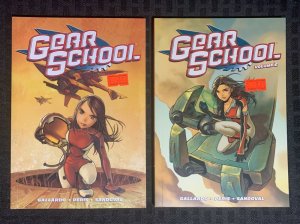 2007 GEAR SCHOOL Volume 1 & 2 SC FVF 7.0 1st Dark Horse Comics