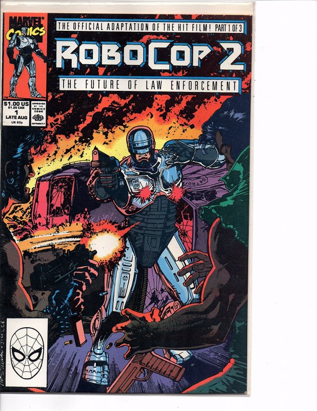 Marvel Comics RoboCop 2 #1 Jim Lee Cover Art Mark Bagley Art