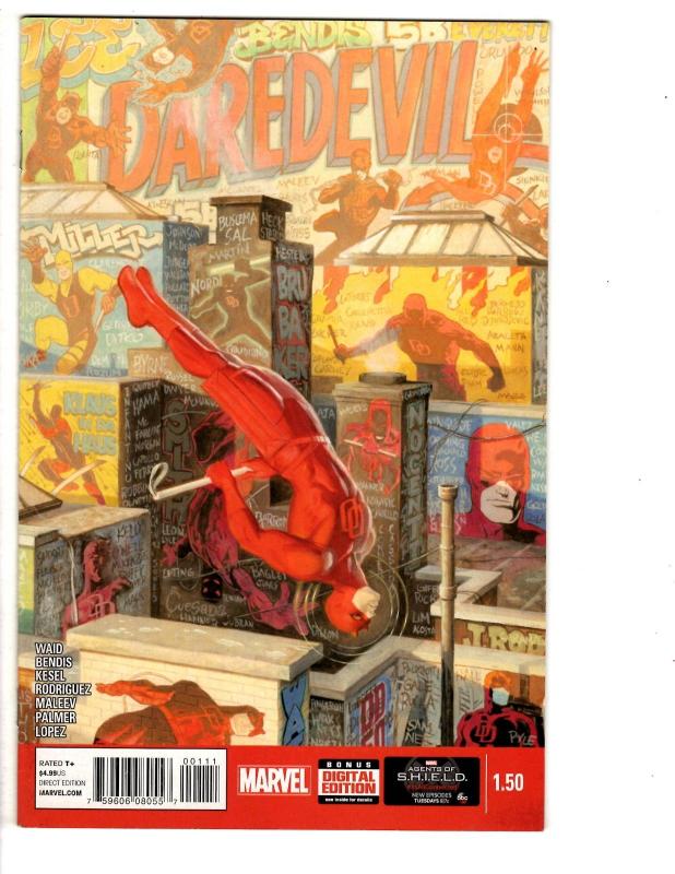 2 Daredevil Marvel Comic Books # 0.1 36 Mark Waid Brian Michael Bendis WM7