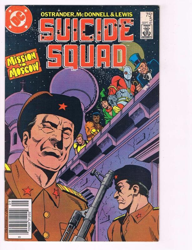 Suicide Squad # 5 VF DC Comic Book Copper Age Movie Series Deadshot Harley Q BN9