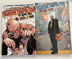 Transmetropolitan graphic novel TPB lot #1-10 + 0 Vertigo Lot Of 11