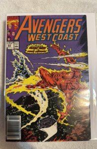 Avengers West Coast #63 **NEWSSTAND EDITION