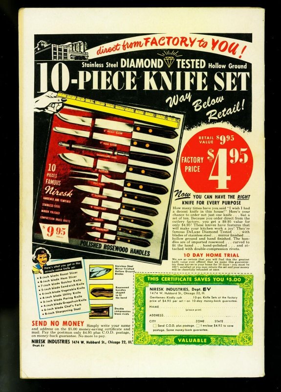 Jingle Jangle #42 1949- Famous Funnies- Christmas cover- final issue- FN+