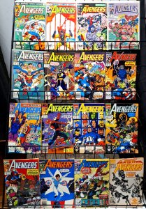 AVENGERS 1st series 207-368 copper age sampler  (May 1981-Nov 1993) 17 Diff