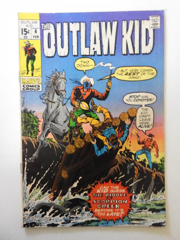 The Outlaw Kid #4 (1971) VG Condition!