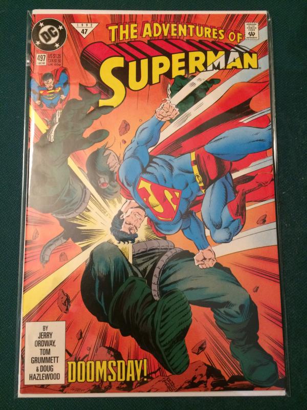 The Adventures of Superman #497 DOOMSDAY!