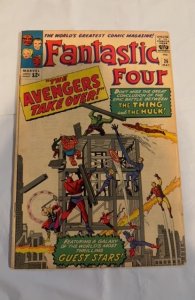Fantastic Four #26 (1964)Hulk, FF4, Avngers see descript