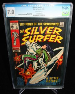 Silver Surfer #11 (CGC 7.0) Buscema & Adkins Art - 1969