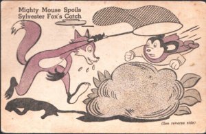 Mighty Mouse Mystery Color Picture #4  1957 - Post Cereals  -VG - Comic Book