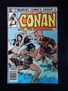Conan The Barbarian #142  Marvel Comics 1983 Fn/Vf Newsstand 