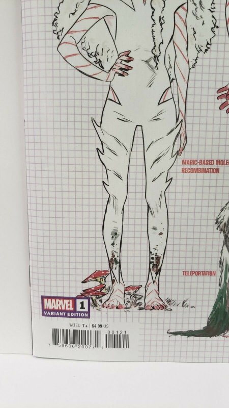 Avengers Curse of the Man-Thing #1 1:10 Design Incentive Variant 2021 Marvel