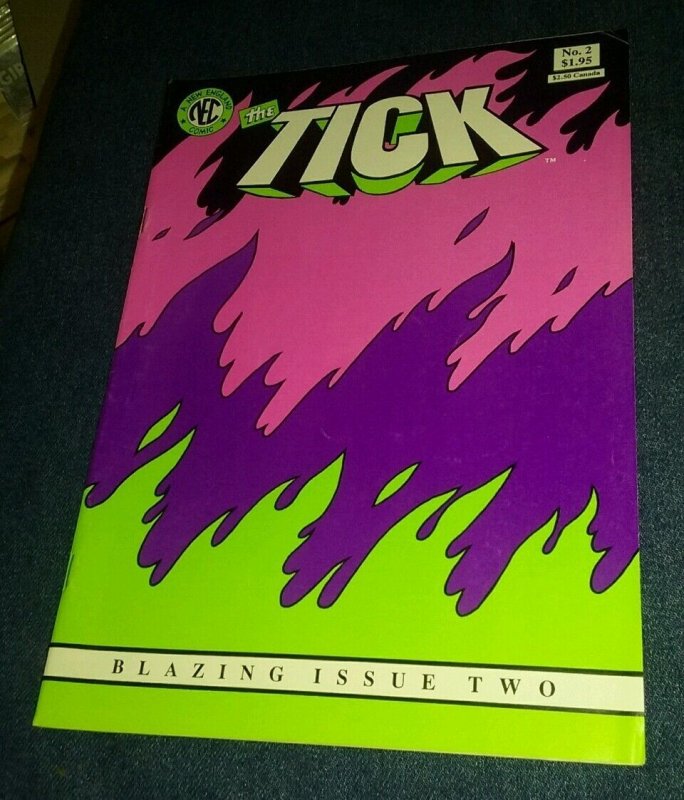 THE TICK #2 1989 FN  3RD EDITION 2ND APPEARANCE new england comics rare edition