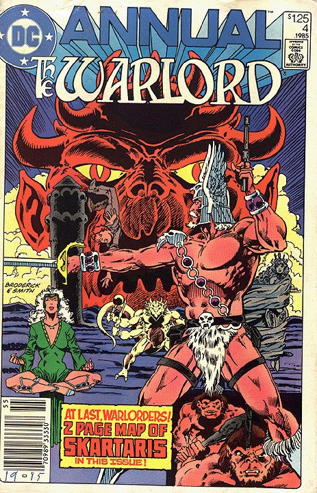 WARLORD ANNUAL (1982 Series) #4 NEWSSTAND Fine Comics Book