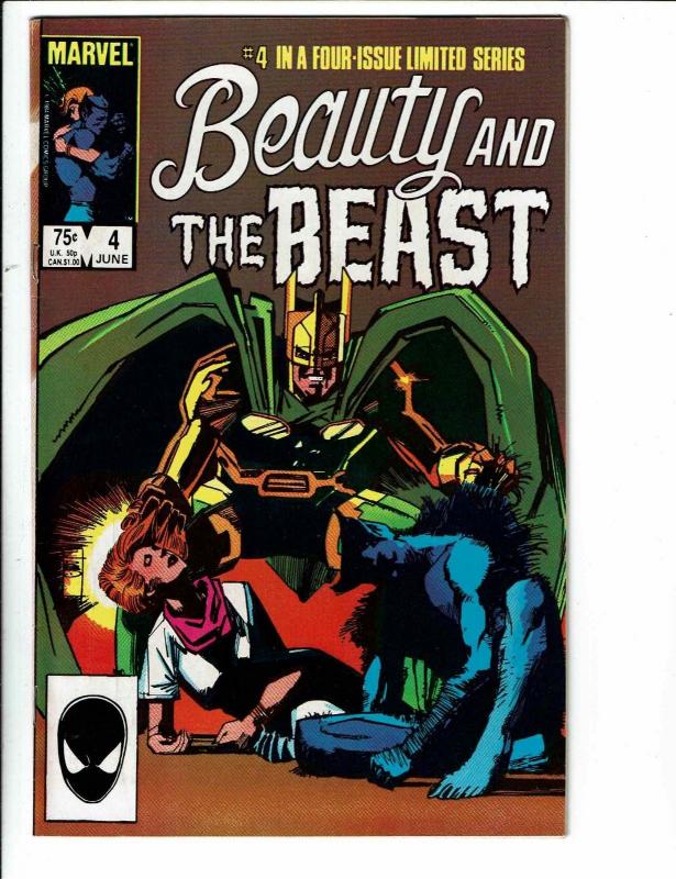 Beauty & The Beast Complete Marvel Comics Ltd Ser # 1 2 3 4 Avengers Hulk J102