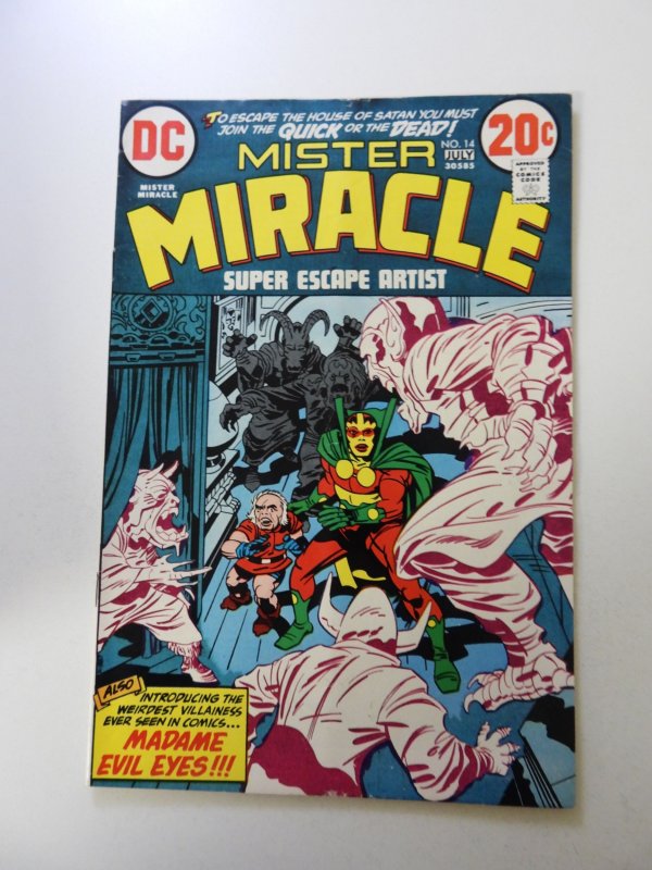 Mister Miracle #14 (1973) VG+ condition subscription crease