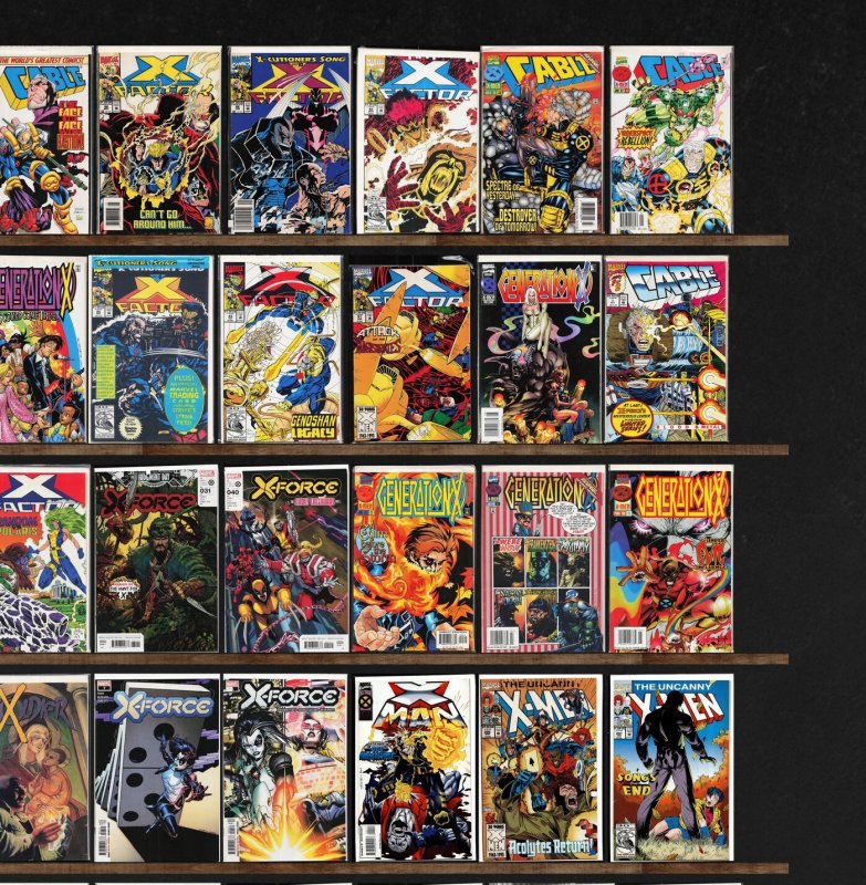 Huge Lot 150+ Comics with Cable, X-Force, The Uncanny X-Men & More!
